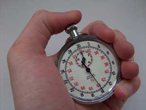 Stopwatch Times A Wastin!